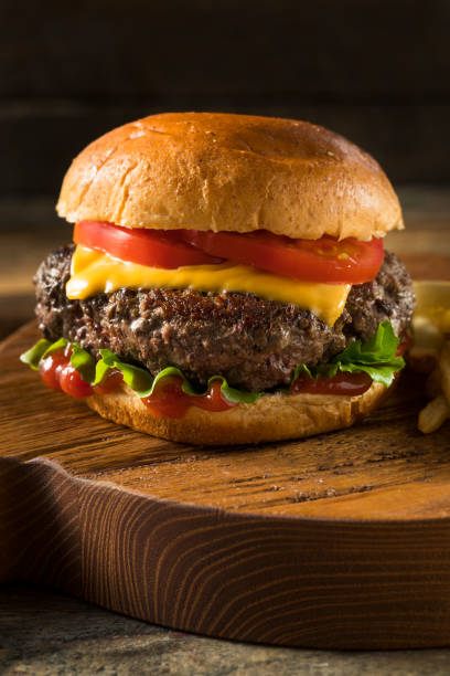 istock Homemade Grass Fed Cheeseburger 1225665068