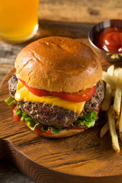 istock Homemade Grass Fed Cheeseburger 1225666130