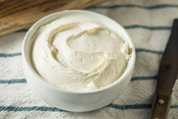 istock Homemade Creamy Cream Cheese 1225668501