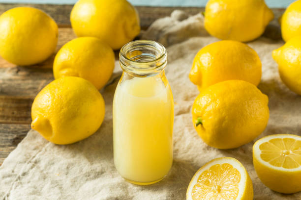 istock Raw Organic Fresh Lemon Juice 1225669536