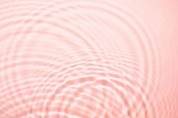 istock Liquid cosmetic water gel with circular rippling wave effect 1225672438