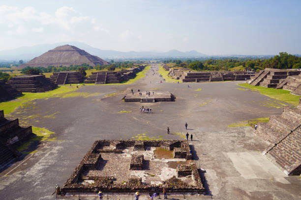 istock Teotihuacan pyramids in Mexico 1225673536