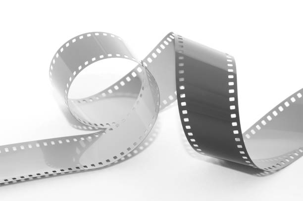 istock Coiled 35mm film strip 1225681031
