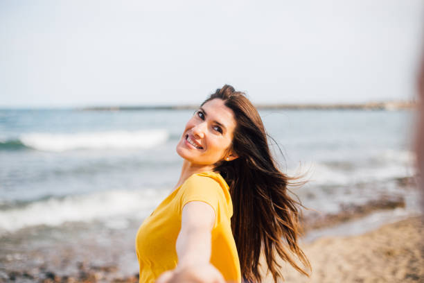 istock Beautiful woman having fun on her honeymoon 1225684855