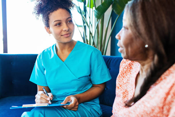 istock Nurse Visiting a Senior Patient 1225685595
