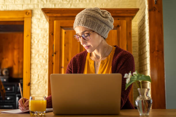 istock Woman working from home. 1225687887