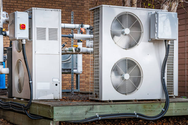 istock air compressors outside the industry building wall 1225688845