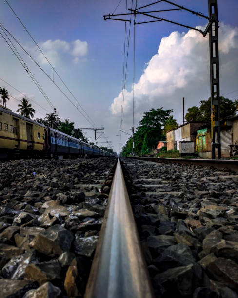 istock Rail track of India 1225702408