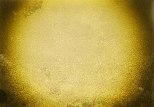 istock Vintage yellow film plate texture background 1225707813