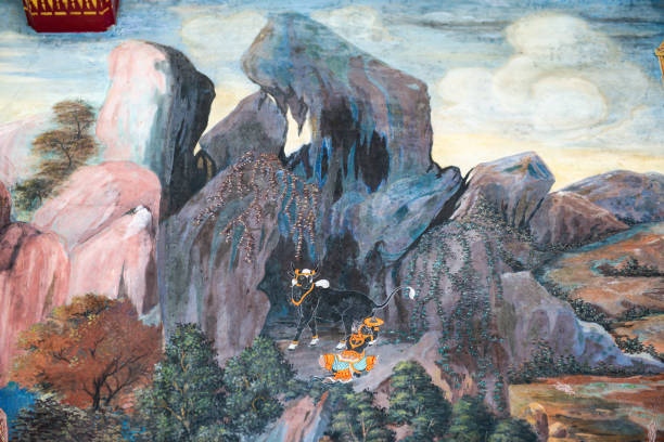 istock Thailand. Frescoes. 1225715012