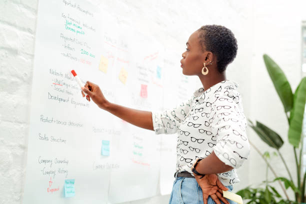 istock Her plans will lead straight to success 1225716075