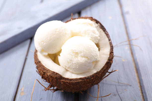 istock coconut ice cream on wood background 1225724927