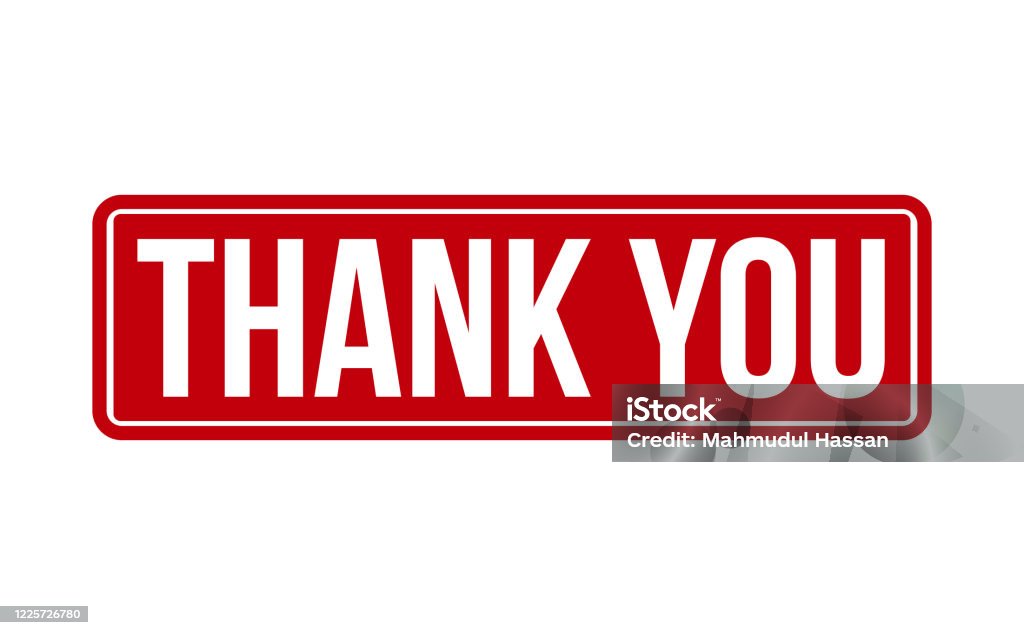 Thank You Rubber Stamp Red Thank You Rubber Grunge Stamp Seal Vector