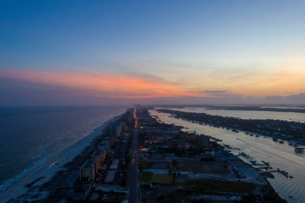 istock Perdido Key and Ono Island at sunset 1225731126