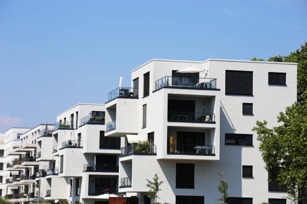 istock Modern residential complex in urban style 1225734595