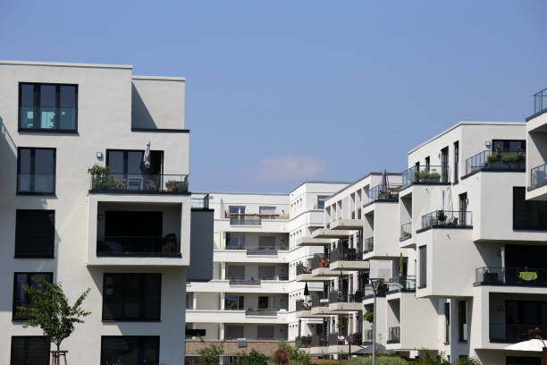 istock Modern residential complex in urban style 1225734608
