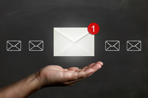 Email online message communication