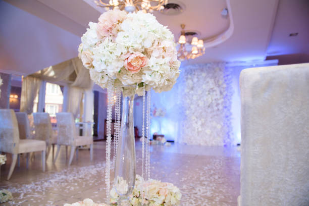 istock wedding ceremony decoration, wedding arch 1225738604