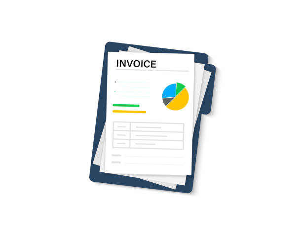 Paper invoice document in folder. Invoice or Payment icon. Procurement expense, Money document file. Payment and bill invoice. Digital Receipt or invoice for Financial app, Website or webpage layout template. Paper invoice document in folder. Invoice or Payment icon. Procurement expense, Money document file. Payment and bill invoice. Digital Receipt or invoice for Financial app, Website or webpage layout template. blank check template drawing stock illustrations