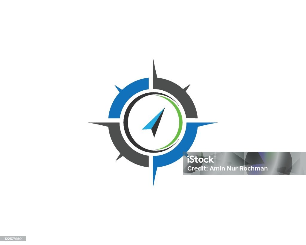 Compass Editable Compass Template Vector Stock Illustration - Download Image Now ...