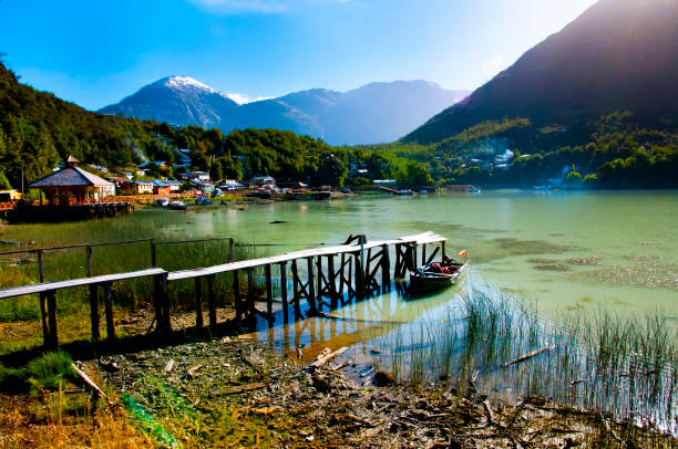 istock Caleta Tortel Village 1225742137