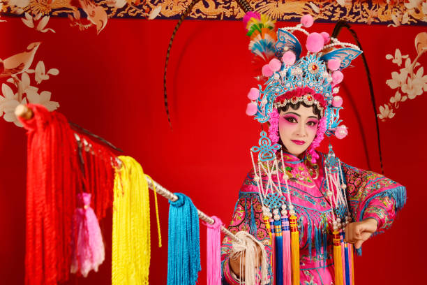istock one peking opera actress performing on stage 1225743657