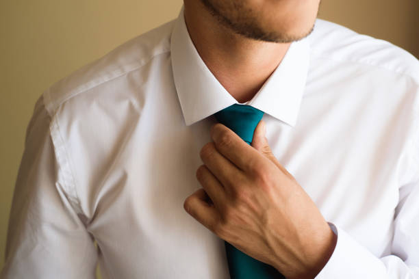 istock Man's style. dressing suit, shirt and cuffs 1225748397