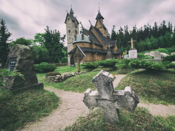 Vang Stave Church in Karpacz Poland