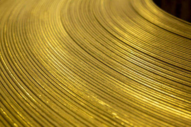 istock Stock with rolls of sheet steel 1225751215