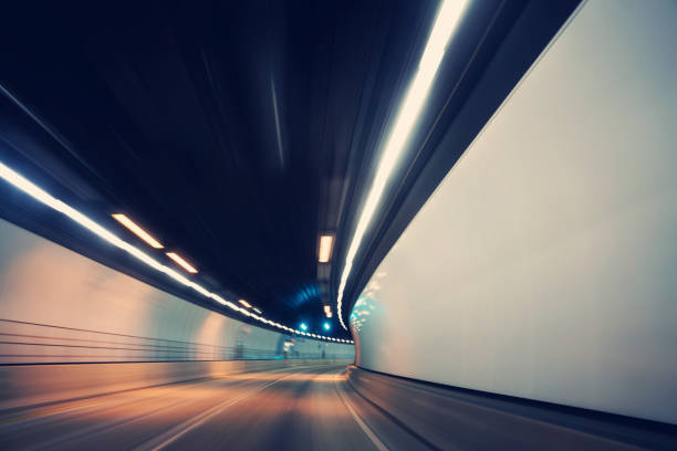 istock Driving on a tunnel during pandemic 2020 1225755102