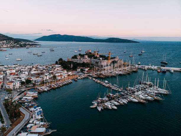 istock Aerial View Bodrum Castle at Turkey 1225755614