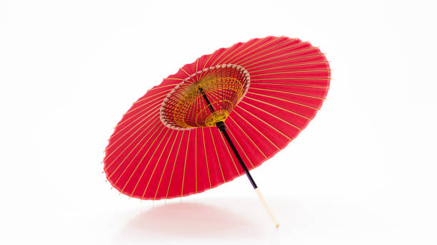 istock Shooting a Japanese umbrella in the studio. 1225757221