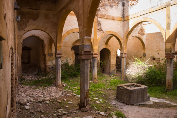 istock Yard of an abandoned house, Dar Caid Hadji 1225765900