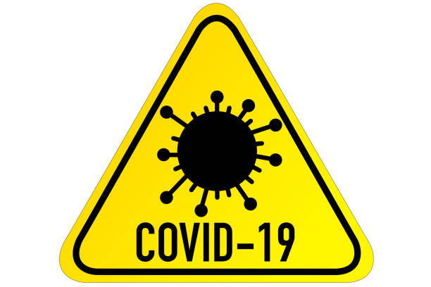 istock Covid-19 sign on white 1225767695