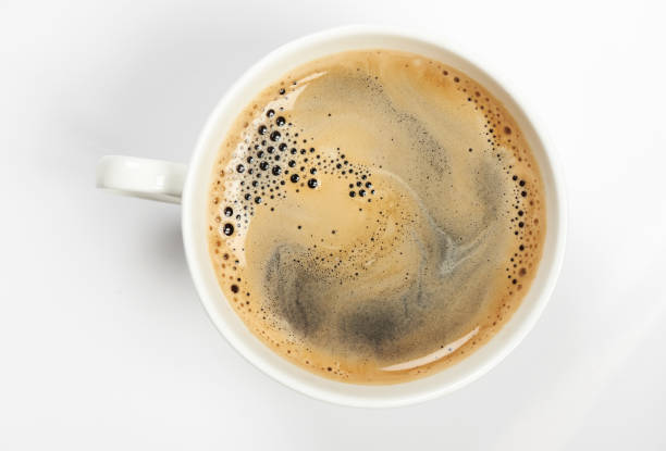 istock cup of coffee top view 1225769437