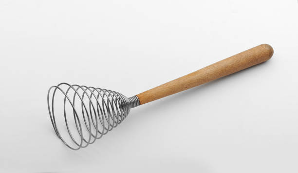Old Vintage Manual Egg Beater Spring Coil Wire Whisk Stock Photo - Download  Image Now - iStock
