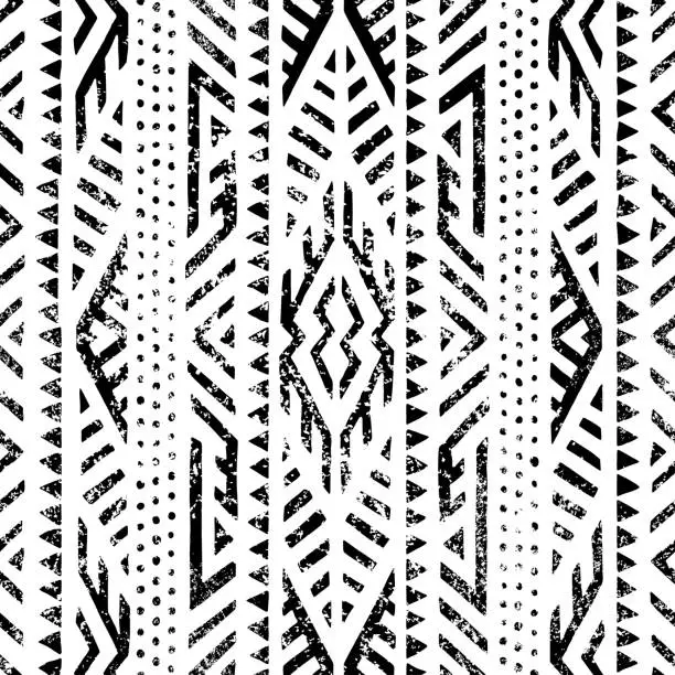 Vector illustration of Seamless geometric pattern.