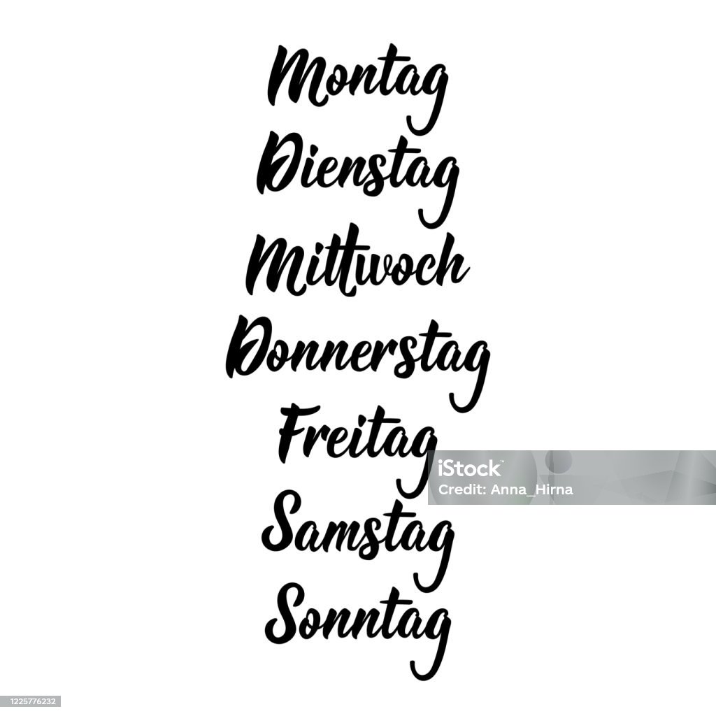 Mittwoch Donnerstag Freitag Krank Montag Gesund Attest Übersetzung Aus Dem Deutschen Montag Dienstag Mittwoch Donnerstag