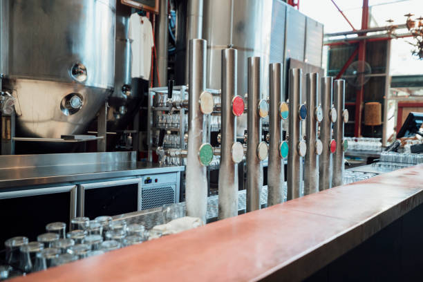 istock Urban Industrial Type Bar Counter 1225790294