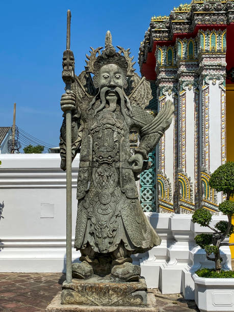 istock Nice statue at  Wat Pho Temple, Bangkok, Thailand 1225795116