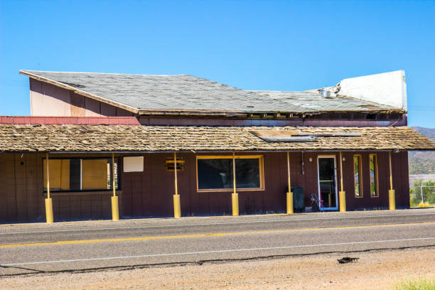 istock Abandoned Commercial Highway Office Building 1225801787