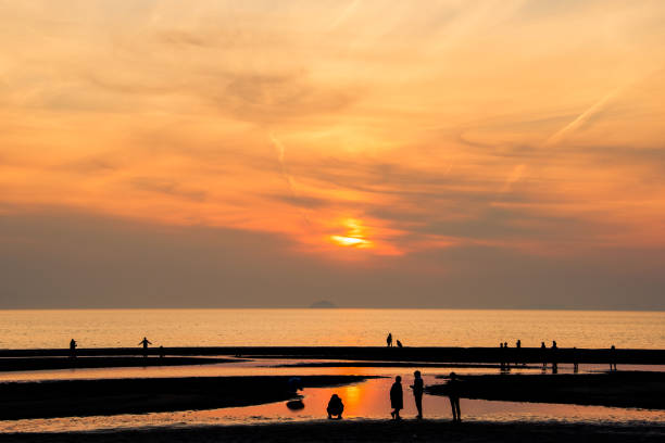 istock japan kagawa ocean person silhouette 1225803121