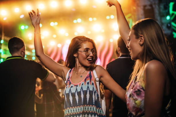 istock Friends at the festival 1225805583