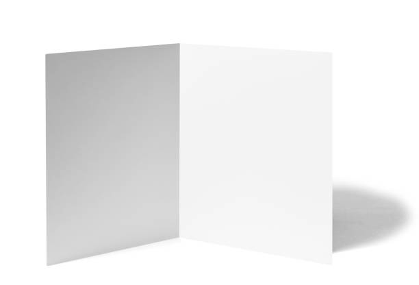 istock folded leaflet white blank paper template book desktop calendar 1225812050