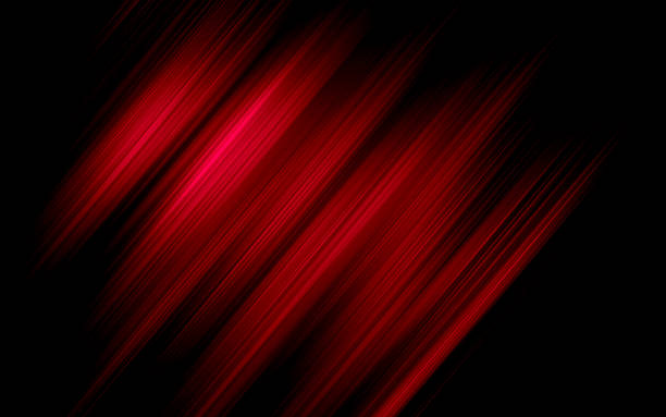 rosso astratto e nero sono motivo chiaro con la sfumatura è il con pavimento parete metallo trama soft tech diagonale sfondo nero scuro elegante pulito moderno. - striped red black diagonal foto e immagini stock