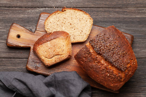 istock Homemade organic bread with seeds 1225814691