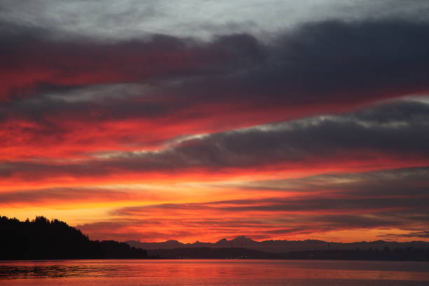 istock Sunrise over Puget Sound 1225814715