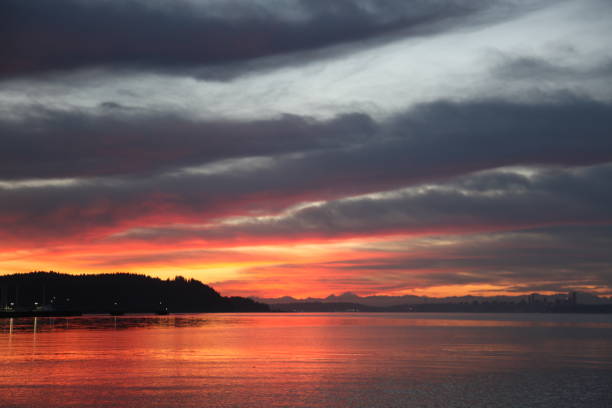 istock Sunrise over Puget Sound 1225814719