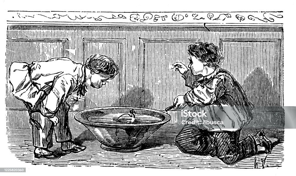 Antique Illustration Of Scientific Discoveries Experiments And Inventions  Magnetic Swan Stock Illustration - Download Image Now - iStock