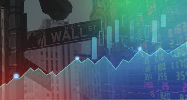 istock wallstreet of chart and candle stick background 1225825548